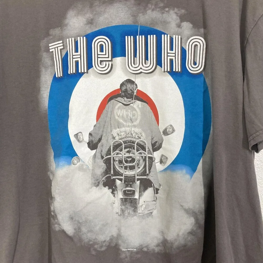 The Who Quadrophenia Shirt Mens XL Gray 2012 2013 Tour Band Rock Tee Graphic - Picture 3 of 16